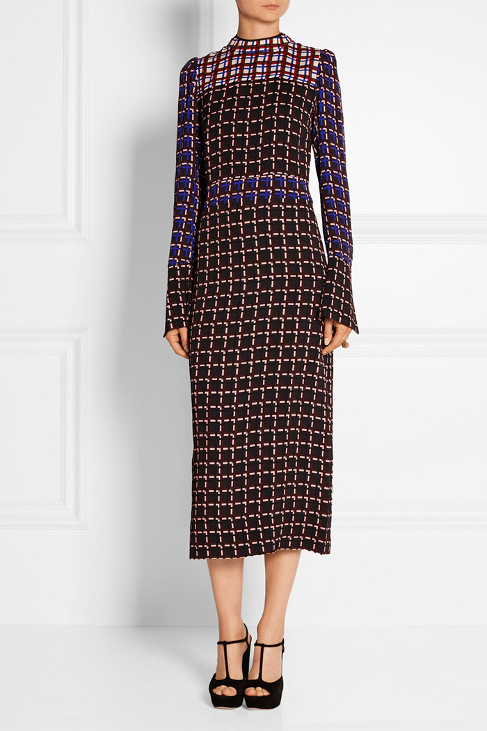 Wear To Work Street Style Inspiration Beautiful Marni Midi Dress